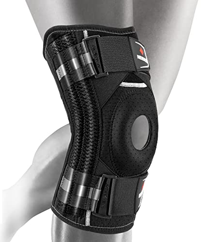 NEENCA Professional Knee Brace for Knee Pain, Medical Knee Support with Patented X-Strap Fixing System. Best for Arthritis, Meniscus Tear, Injury Recovery, Knee Pain Relief, ACL, Sports. ACE-044-XL