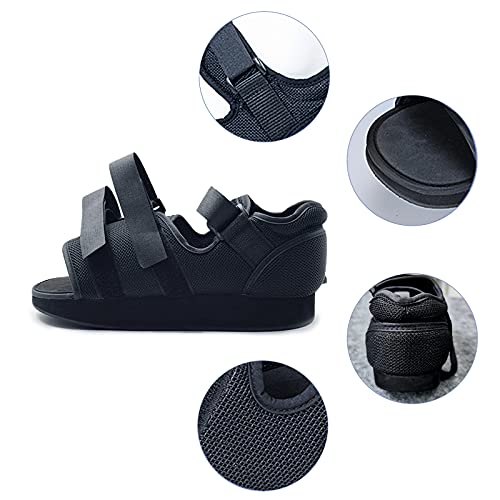 GHORTHOUD Post op Shoes for Broken Toe Medical Walking shoes Cast Foot Brace for Foot Surgery Operation,Fracture or Ulcer（Medium