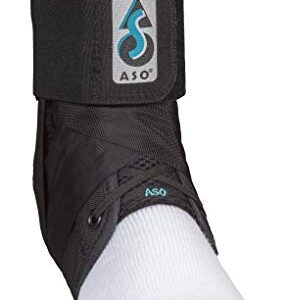 Med Spec 264014 ASO Ankle Stabilizer, Black, Medium