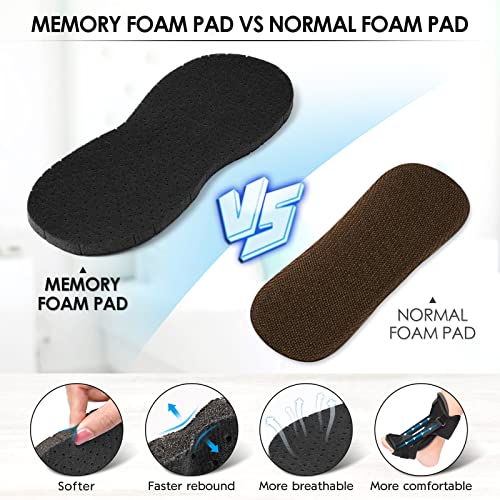 Plantar Fasciitis Night Splint: 2 Packs 2023 Upgraded Plantar Fasciitis Brace with Soft Memory Foam Pad | Ankle Brace for Plantar Fasciitis Relief Achilles Tendonitis Relief Foot Drop Heel Arch Pain Support for Women Men