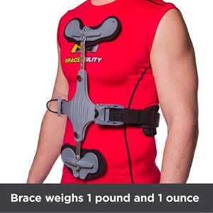Thoracic Extension Spine Brace for Hyperextension Support, Osteoporosis, Kyphosis & Compression Fractures - Prevents unwanted Spine Flexion (One Size)