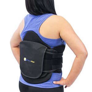 Brace Align VertebrAlign LSO Medical Back Brace L0650 L0637 - Pain Relief and Recovery from Herniated, Bulging, Slipped Disc, Sciatica, DDD, Spine Stenosis, Fractures and more