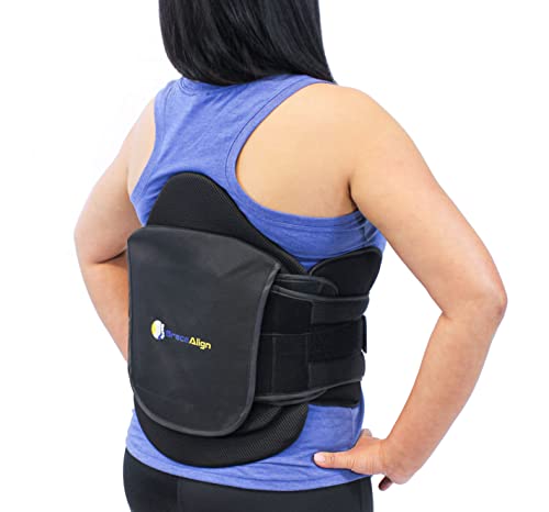 Brace Align VertebrAlign LSO Medical Back Brace L0650 L0637 - Pain Relief and Recovery from Herniated, Bulging, Slipped Disc, Sciatica, DDD, Spine Stenosis, Fractures and more