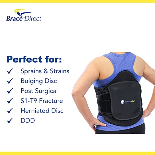 Brace Align VertebrAlign LSO Medical Back Brace L0650 L0637 - Pain Relief and Recovery from Herniated, Bulging, Slipped Disc, Sciatica, DDD, Spine Stenosis, Fractures and more