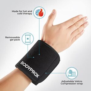 Cold & Hot Therapy Wrap, Reusable Gel Pack for Pain Relief. Great for Sprains, Muscle Pain, Bruises, Injuries, Etc. (Foot, Arm, Elbow, Ankle).