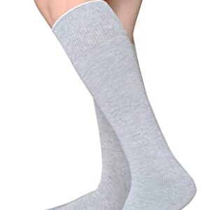 Replacement Sock Liner for Orthopedic Walking Boots Walker Brace,Tube Socks Under Air Cam Walkers and Fracture Boot Cast Shoe Surgical Leg Cover Grey 4 Pack