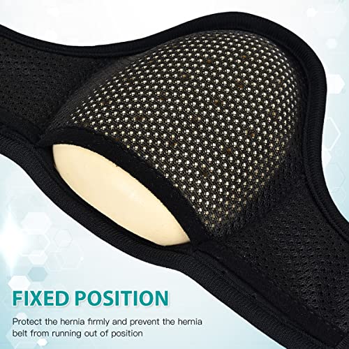 Tenbon Hernia Belt Truss for Men and Women Left or Right Side Supportive Groin Pain Truss With Removable Compression Pads For Pre or Post-Surgical Scrotal, Femoral, Comfortable Adjustable Waist Strap Hernia Guard