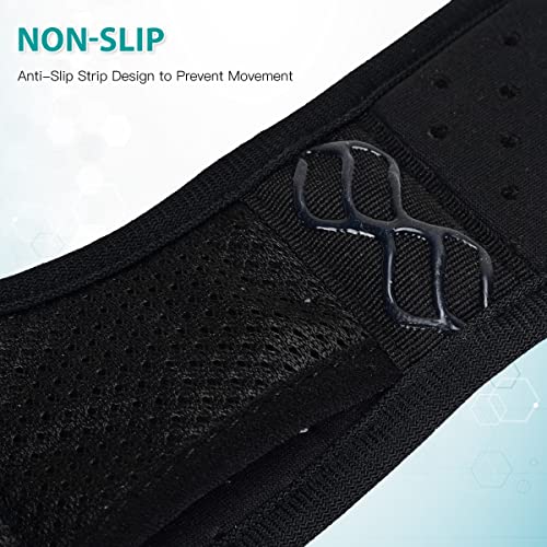 Tenbon Hernia Belt Truss for Men and Women Left or Right Side Supportive Groin Pain Truss With Removable Compression Pads For Pre or Post-Surgical Scrotal, Femoral, Comfortable Adjustable Waist Strap Hernia Guard