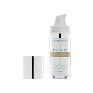 Colorescience Even Up Clinical Pigment Perfector, Water Resistant, Mineral Facial Sunscreen & Primer, Broad Spectrum 50 SPF UV Skin Protection, 1 Fl Oz