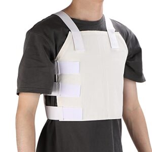 sternum support brace, breathable sternum and thorax support ribs chest brace broken rib belt chest support brace for intercostal muscle strain