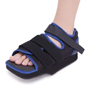 ghorthoud offloading post op shoe forefoot square toe foot brace for broken toe surgery non weight medical shoes for men and women（medium）