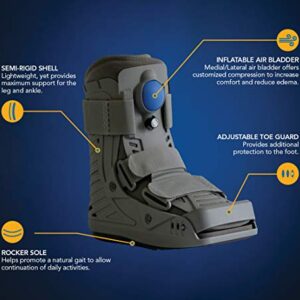 United Ortho 360 Air Walker Ankle Fracture Boot - Medium, Grey