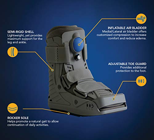 United Ortho 360 Air Walker Ankle Fracture Boot - Medium, Grey