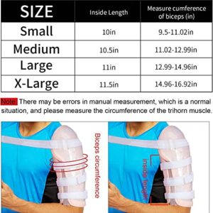 Sarmiento Brace - Humeral Shaft Fracture Splint Humeral Fracture Brace for Broken Upper Arm Shoulder Bicep Left/Right Arm Long-Bone Humerus Fracture for Men and Women (XL)