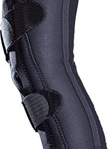 DonJoy Lateral J Patella Knee Support Brace with Hinge: Drytex, Right Leg, Large