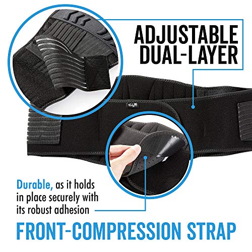 Lumbar Support Back Brace for Men and Women (Plus Size 50" - 70")