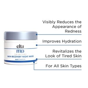 EltaMD Skin Recovery Night Face Mask for Sensitive Skin, Helps Tired Skin, 1.7 oz