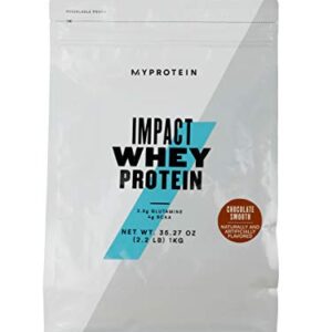 Myprotein Impact Whey Protein Powder (Chocolate Smooth, 2.2 Pound (Pack of 1))