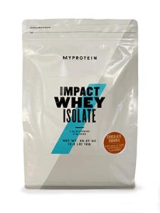 myprotein® impact whey isolate protein powder chocolate brownie 2.2 lb ( 40 servings )