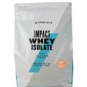 Myprotein Impact Whey Isolate Protein Powder (Strawberry, 5.5 Pound (Pack of 1))