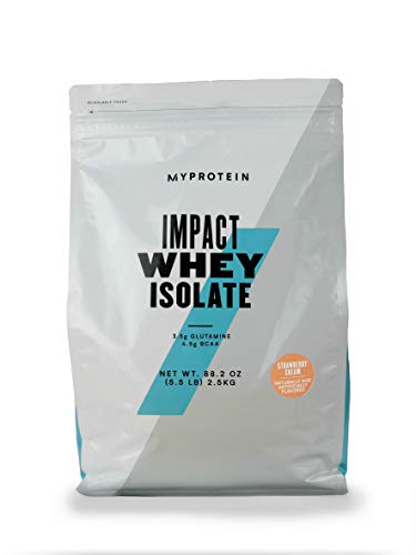 Myprotein Impact Whey Isolate Protein Powder (Strawberry, 5.5 Pound (Pack of 1))