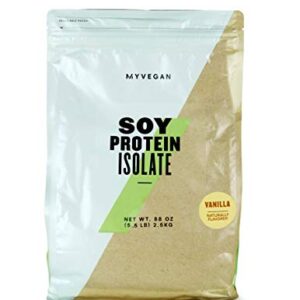 Myprotein® MYVEGAN Soy Protein Isolate Powder, Vanilla Stevia, 5.5 Lb (83 Servings)