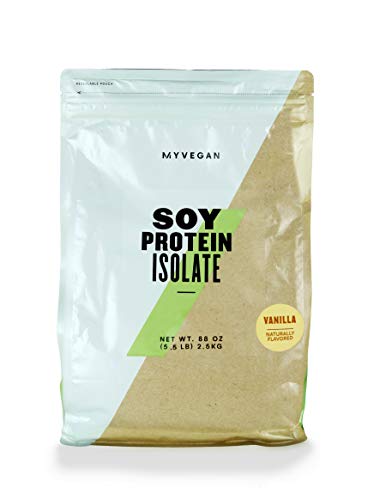 Myprotein® MYVEGAN Soy Protein Isolate Powder, Vanilla Stevia, 5.5 Lb (83 Servings)