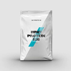 myprotein impact protein blend – 2.2lb – salted caramel. 21g of protein per 30g serving. a unique blend of impact whey and impact whey isolate. low in fat. only 1.6g of sugar.