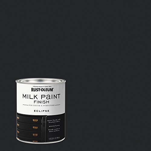 Rust-Oleum 331052 Milk Paint Finish, Quart, Eclipse 32 Fl Oz (Pack of 1)