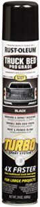 rust-oleum 340455 truck bed spray coating, 24 oz, black (pack of 1)