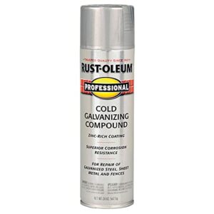 20 oz rust-oleum brands 7585838 cold gray professional galvanizing compound spray pack of 6