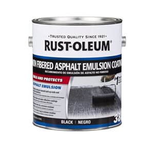 rust-oleum 301908 380 non fibered asphalt emulsion coating black gal