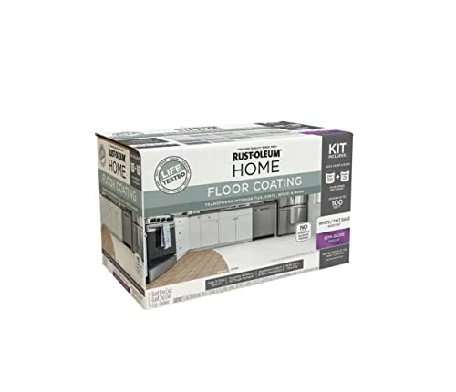 Rust-Oleum 100806 Home Floor Coating Kit White