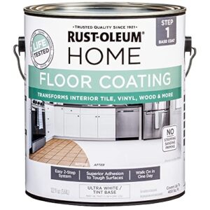 rust-oleum home floor coating ultra white tint base base coat