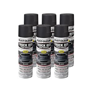 rust-oleum 272741-6pk automotive spray paint, matte black