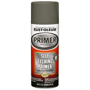 rust-oleum 249322-2pk automotive primer spray paint, 12 ounce (pack of 2), dark green, 2 piece