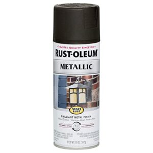 11 oz rust-oleum brands 248636 oil rubbed bronze stops rust outdoor metallic spray pack of 6
