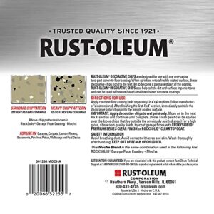 Rust-Oleum 301238 Decorative Color Chips Wall-Surface-Repair-Products, 1 Pound, Mocha Blend, 16 Ounce