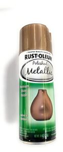 rust-oleum specialty polished metallic spray paint rose gold 10 oz.
