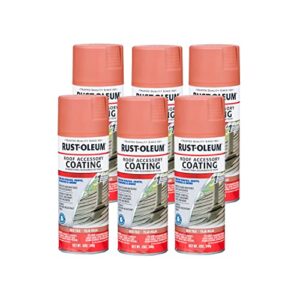 rust-oleum 313815 roofing accessory coating spray, 12 oz, red tile