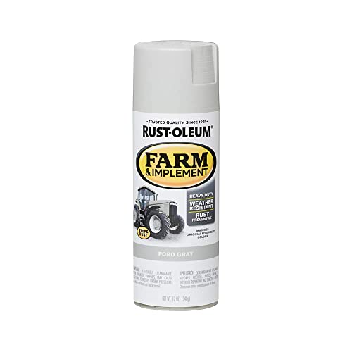 Rust-Oleum FORD GRAY SPRAY PAINT, 12 Fl Oz (Pack of 1)