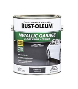 rust-oleum 349353 gallon gun metal floor paint