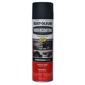15 oz rust-oleum brands 248657 black automotive rubberized undercoating pack of 6