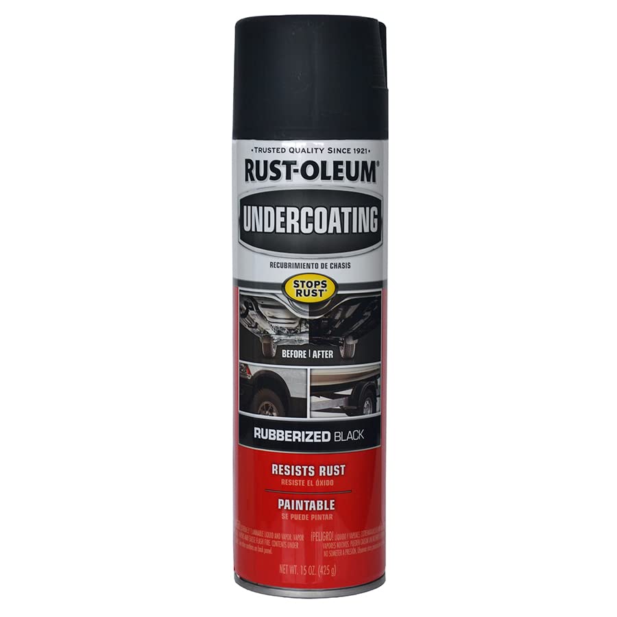 15 oz Rust-Oleum Brands 248657 Black Automotive Rubberized Undercoating Pack of 6