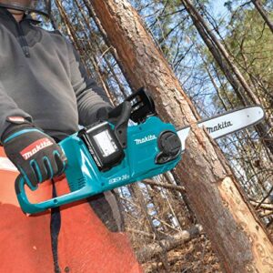 Makita XCU04PT1 36V (18V X2) LXT® Brushless 16" Chain Saw Kit with 4 Batteries (5.0Ah)