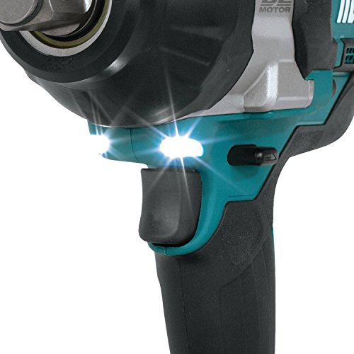 Makita XWT08Z 18V LXT® Lithium-Ion Brushless Cordless High-Torque 1/2" Sq. Drive Impact Wrench, Tool Only