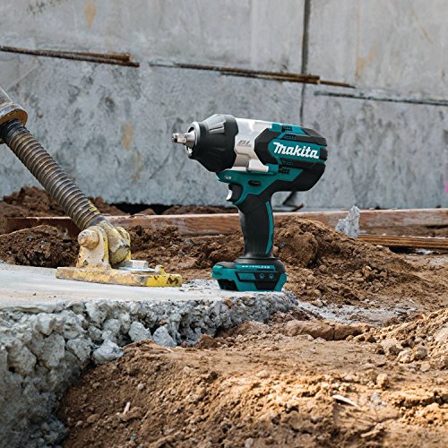 Makita XWT08Z 18V LXT® Lithium-Ion Brushless Cordless High-Torque 1/2" Sq. Drive Impact Wrench, Tool Only