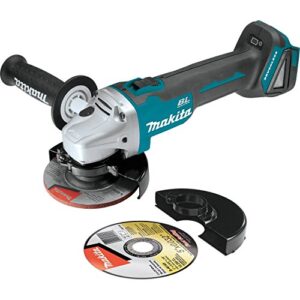 makita xag04z 18v lxt® lithium-ion brushless cordless 4-1/2” / 5″ cut-off/angle grinder, tool only