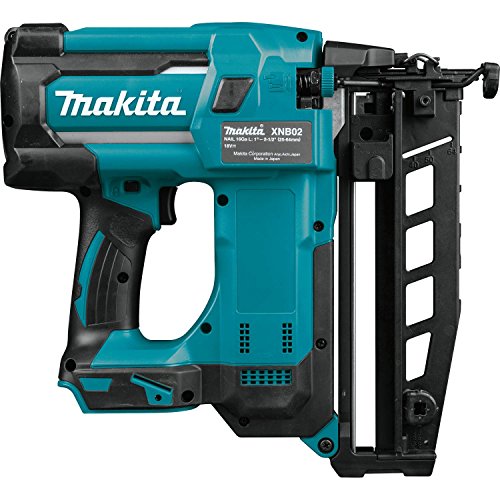 Makita XNB02Z 18V LXT Straight Finish Nailer, 16 Gauge, 2-1/2"