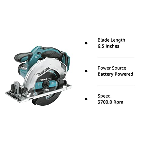 Makita XSS02Z-R 18V Cordless LXT Lithium-Ion 6-1/2 in. Circular Saw (Bare Tool) (Renewed)